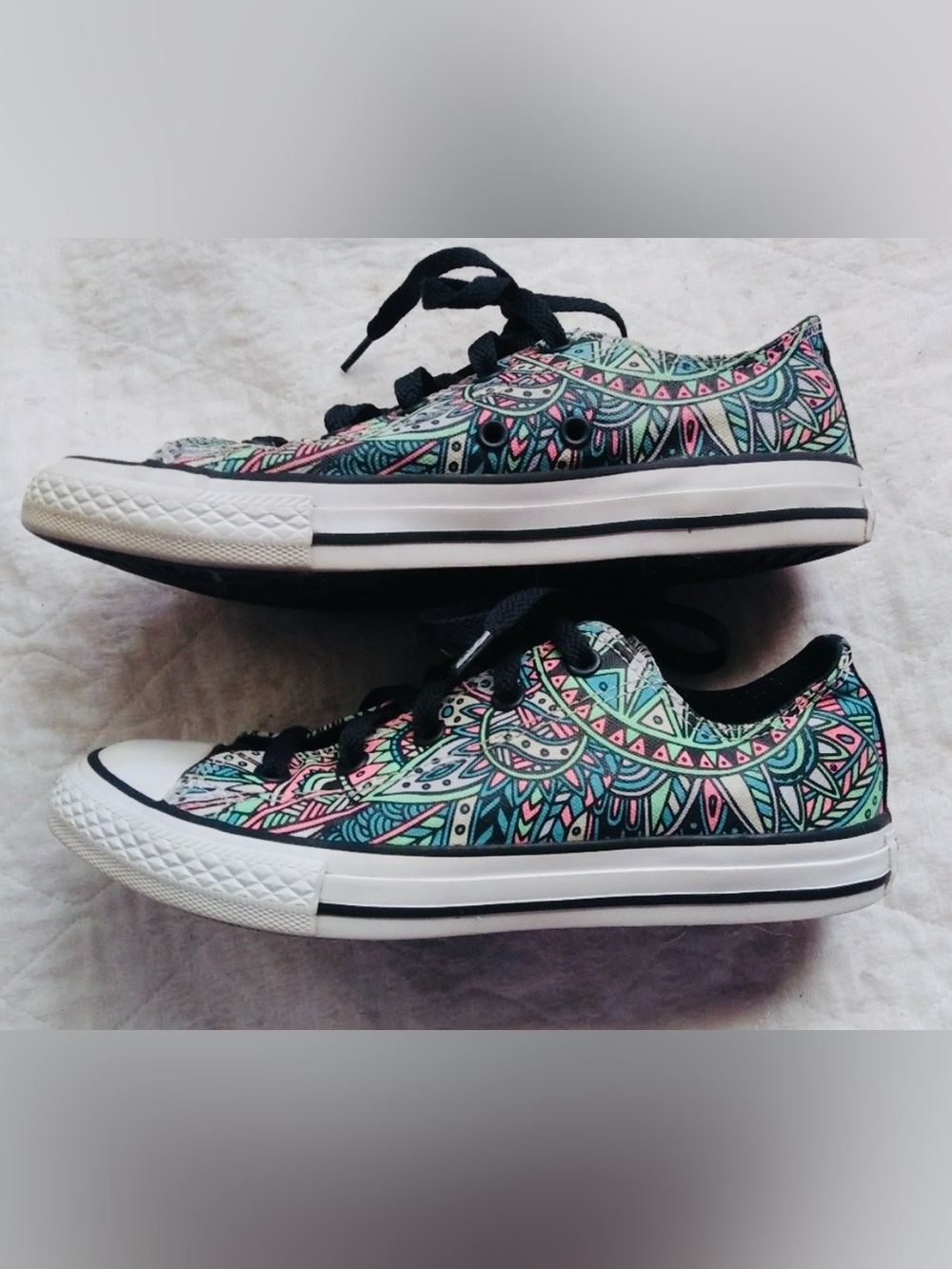 Converse AllStar Chuck Taylor Geometric Cultural Mix Sneakers Shoes-Youth Kids 2